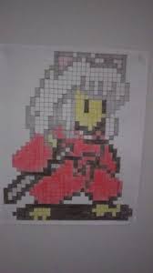Inuyasha Manga En Pixel Art Je Suis Assez Fiere De Celui La Pixel Art Art Inu Yasha