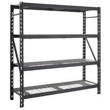 Garage Shelving Garage Storage The Home Depot In 2020 Freestanding Shelving Units Garage Shelving Shelving Unit