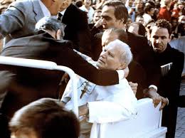 Pope John Paul Ii Was Shot At Point Blank Range In St Peter S Square On The Anniversary Of The Very St John Paul Ii Pope John Paul Ii Pope Saint
