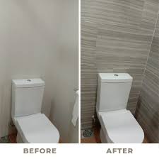 Did You Know That Overlaying Your Bathroom Tiles Or Planks Are Cheaper As It Involves Lesser Works As Comp Tile Bathroom Bathroom Floor Tiles Bathroom Redesign