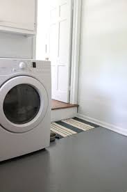 Lifestyle Blogger Entertaining Expert Painted Concrete Floors Laundry Room Remodel Concrete Floors Diy