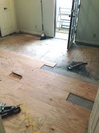 Idea For An Inexpensive And Customizable Way The Put New Floors Down In The Boys Rooms Hallway Diy Wood Floors Diy Flooring Cheap Wide Plank Hardwood Floors