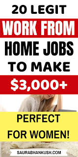 20 Legitimate Work From Home Jobs To Make Extra 3 000 Month Work From Home Jobs Legit Work From Home Legitimate Work From Home