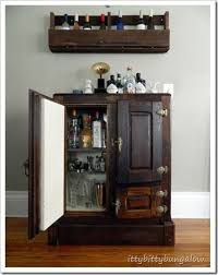 Ittybittybungalow Antique Ice Box Home Bar Furniture Vintage Ice Box