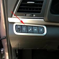 For Hyundai Elantra Avante 2016 2017 6th Car Interior Front Head Light Lamp Control Button Switch Cover Trim Car Sty Hyundai Elantra Car Interior Switch Covers