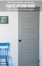 Painting Gray Interior Doors How I Did It The Sweetest Digs Grey Interior Doors Painted Interior Doors Doors Interior