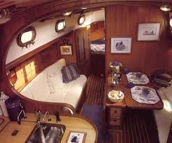 The Tashiba 31 Sailboat Boat Interior Design Sailboat Interior Boat Interior