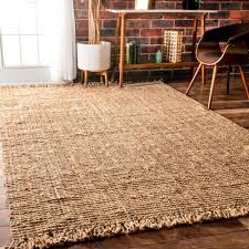 Nuloom Chunky Loop Jute Beige 6 X 9 Home Depot 150 79 Chunky Jute Rug Jute Rug Jute Area Rugs