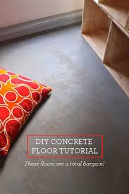 Diy Concrete Floor Cheap Home Diys Design Mom Concrete Diy Diy Flooring Creative Flooring