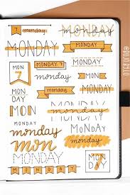 25 Best Orange Bullet Journal Spreads For Inspiration Crazy Laura Bullet Journal Writing Bullet Journal Banner Bullet Journal Doodles