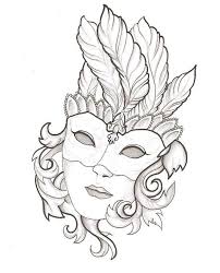 Epingle Par Barbara Beuze Sur Coloring Dessin Carnaval Coloriage Carnaval Coloriage Masque