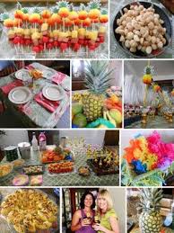 Luau Food Ideas Hawaiian Birthday Party Hawaiian Party Hawaiian Party Theme