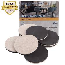 8 Pc Pack 5 Heavy Duty Felt Furniture Sliders Furniture Mover Reusable Furniture Moving Pads Star Sma Furniture Sliders Furniture Movers Furniture Moving Pads