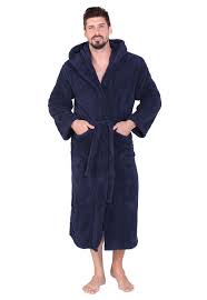 Vislivin Plush Mens Robe Long Bathrobes Hooded Womens Bathrobes Bathrobe Robe