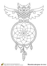 Superbes Mandalas Mandala Attrape Reve Coloriage Mandala Coloriage