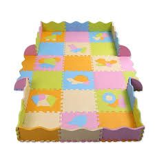 Foam Puzzle Mat Free Shipping 9pcs Crawling Play Mat Cartoon Animals Light Baby Crawling Mat Baby Play Mat Soft Flooring