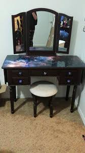 Stunning Galaxy Themed Vanity Galaxy Furniture Space Furniture Space Themed Room Galaxy Decor Space Themed Bedroom