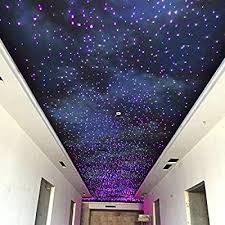 32w Rgb Twinkle Led Fiber Optic Star Ceiling Kit Light 800 Strand 0 75mm Fibre Optic Car Cinema Ceilin Star Ceiling Star Lights On Ceiling Led Lighting Bedroom
