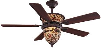 52 Ceiling Fan Victorian Tiffany Style With Light 249 00 Ceiling Fan Victorian Ceiling Fans Ceiling Fan With Light