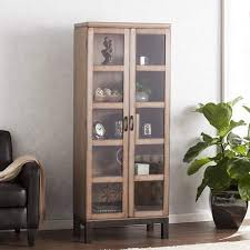 Southern Enterprises Cadee Curio Storage Display Cabinet Walmart Com Display Cabinet Curio Cabinet Furniture