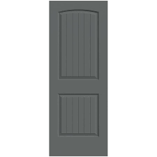 Jeld Wen Santa Fe Granite 2 Panel Round Top Plank Hollow Core Molded Composite Slab Door Common 32 In X 80 In Actual 32 In X 80 In Lowes Com In 2020 Slab Door Solid Wood Doors Jeld Wen