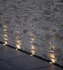 Spotlight On Stone Wall Is Creative Inspiration For Us Get More Photo About Home Decor Related With By Looking At Outdoor Lighting Backyard Exterior Lighting