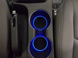 Led Cup Holder Lights Blue Leds Fits 2011 2015 Hyundai Elantra Custom Mod Blue Car Accessories Hyundai Elantra Truck Accessories