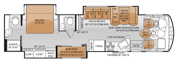 2015 Thor Challenger 37tb Rv Floor Plans Floor Plans Camper Flooring