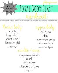 30 Minute Total Body Blast Workout Total Body Workout Total Body Fitness Body
