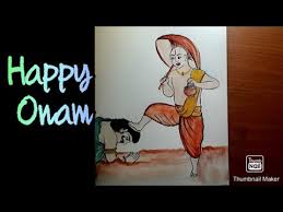 Onamdrawing Mavelipencildrawing Onam Special Maveli Pencil Drawing Drawing Of Mahabali And Vamanan Youtube