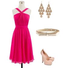Summer Wedding Outfit Summer Wedding Outfits Hot Pink Cocktail Dress Pink Cocktail Dress