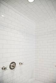 Guest Bath Subway Tile Transition Pre War Nyc Residence Shower Tile Shower Ceilings Guest Bathroom Design