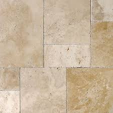 Beige Country Floors Versailles Pattern Travertine Travertine Pavers