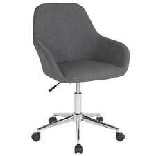 Carnegy Avenue Brown Fabric Office Desk Chair Grey Desk Chair Office Chair Office Desk Chair