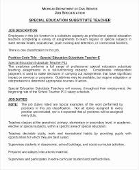 Resume For Substitute Teachers Inspirational 9 Substitute Teacher Resume Templates Pdf Doc In 2020 Teacher Resume Examples Teacher Resume Teacher Resume Template