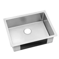 Elkay Crosstown Undermount Stainless Steel 24 In Single Bowl Kit Single Bowl Kitchen Sink Stainless Steel Kitchen Sink Stainless Steel Kitchen Sink Undermount