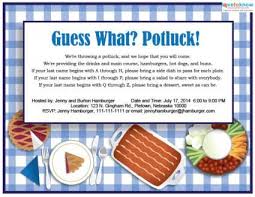 Printable Potluck Invitations Lovetoknow Potluck Invitation Picnic Invitations Dinner Invitation Wording
