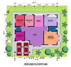 Pelan Rumah Kampung 4 Bilik Small House Design House Plans Modern House Design