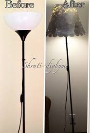 Diy S Do It Yourself Walmart Lamp Makeover Lamp Makeover Floor Lamp Makeover Diy Lamp Shade