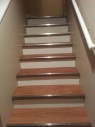 Allure Vinyl Plank Flooring On The Basement Stairs Allure Vinyl Plank Flooring Allure Flooring Vinyl Plank Flooring