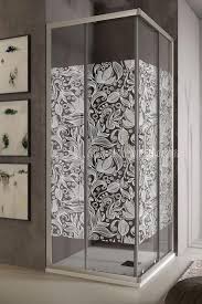 Shower Cabin Stickers Rose Vintage Adesivi Box Doccia Rose Vintage