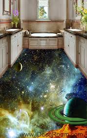 Saturn Planet Nebula 00071 Floor Decals 3d Wallpaper Wall Mural Stickers Print Art Bathroom Decor Living Room Kitchen Waterproof Business Home Office Gift 3d Wallpaper For Walls Floor Wallpaper 3d Floor Art