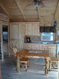 Amish Made Furniture Is Some Of The Highest Quality Furniture Available Repin If You Agree Amish Cabins Cabin Kitchens Log Cabin Homes