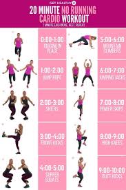 Looking For A Fun Cardio Workout That Doesn T Involve Running This Is It This 20 Minute Cardio Rout Cardio Workout Plan Cardio Workout Cardio Workout At Home
