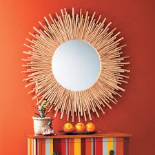 Miroir Rond En Mimosa D110 Miroir Bois Maison Du Monde Miroir