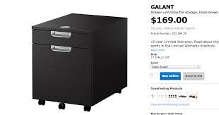 Ikea Galant 2 Drawer File Cabinet Filing Cabinet Drawer Unit Drawers