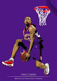 Vince Carter Champion Slam Dunk Contest 2000 Carter Champion Contest Dunk Slam Vince Nba Mvp Nba Art Nba Basketball Art