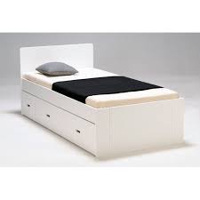Lit 1 Personne Ikea Bois Blanc Tres Bon Etat 90x200 Lit Rangement Lit Ikea Lit 1 Personne