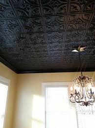 Black Decorative Tin Ceiling Tiles Chandelier Home Decorating Ideas Faux Tin Ceiling Tiles Faux Tin Ceiling Tin Ceiling Tiles