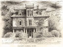 Cushman Funeral Home By Drazen Kozjan Sketch Book Landscape Background Drawings